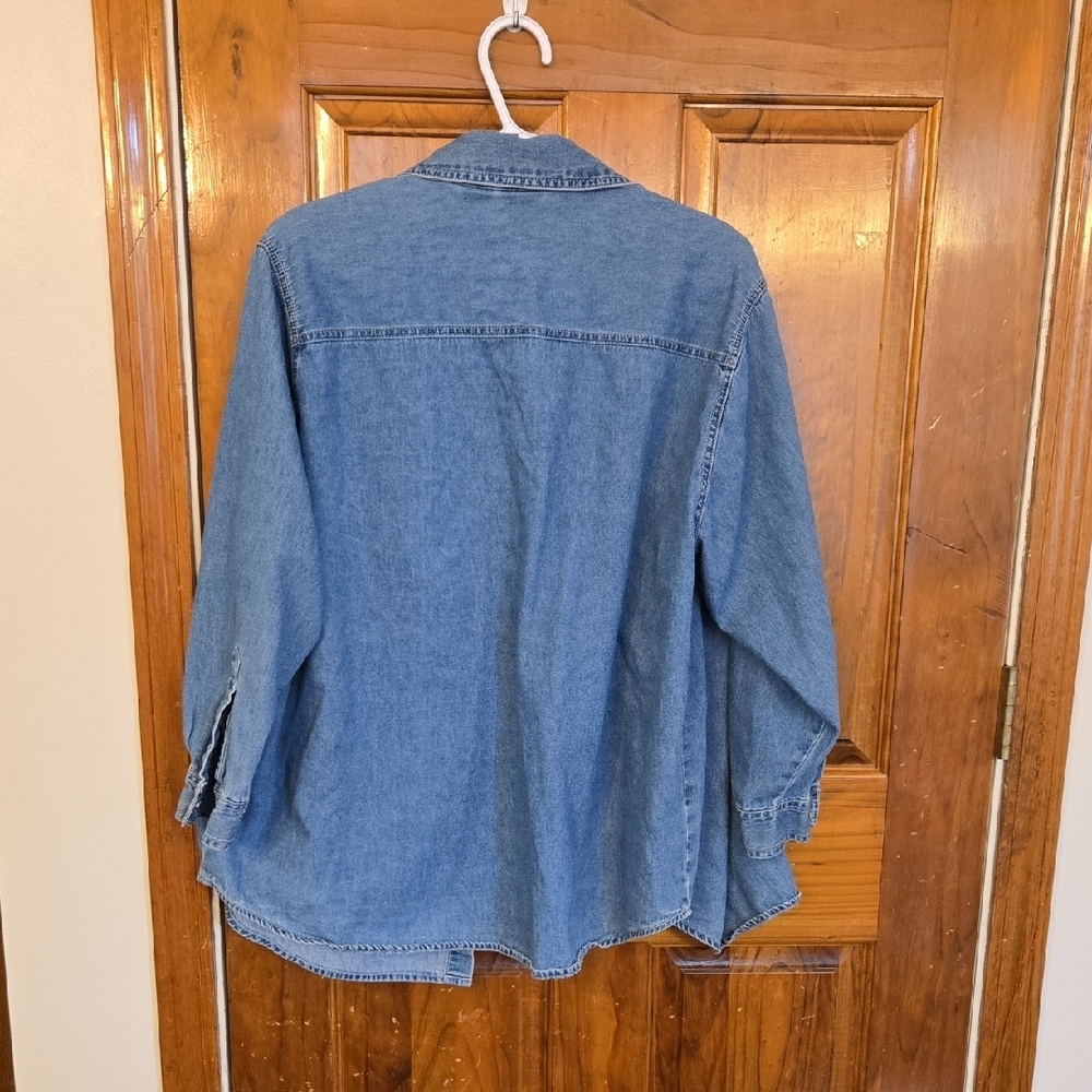 Vintage Disney POOH TIGGER 100 Acre Wood Jean Shirt Sz 18/20 - Picture 5 of 9